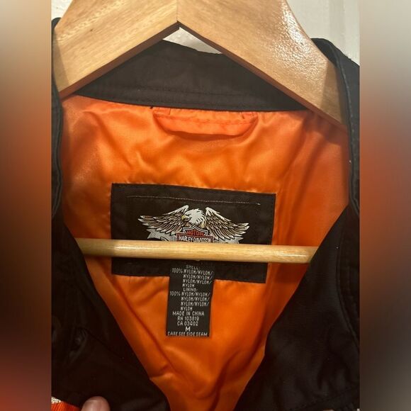 Vintage 2005 Harley Davidson Women’s Racing Motorcycle Jacket Size Medium - Picture 5 of 12